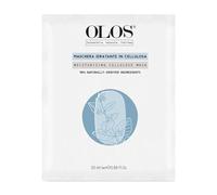 Olos Mascarilla hidratante de celulosa, 0.6 onzas - Máscaras de hoja con ginseng indio, aloe hiperfermentado - Antioxidante, protectora e hidratante