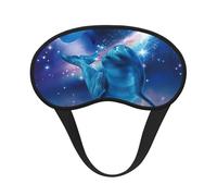 Olphins in Space - Cubreojos ajustable para dormir, cómodo, sin presión y transpirable