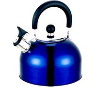 OLPRO Outdoor Leisure Products Hervidor silbante de acero inoxidable de 2 litros (azul)