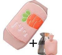 olsa de agua caliente Cinturón cálido suave Bolsa de agua caliente pegajosa fuerte 1L Gran capacidad, Inyección de agua para calentar las manos de su bebé, Se utiliza para aliviar el dolor de V U