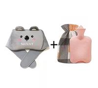 olsa de agua caliente Cinturón cálido suave Bolsa de agua caliente pegajosa fuerte 1L Gran capacidad, Inyección de agua para calentar las manos de su bebé, Se utiliza para aliviar el dolor de D U