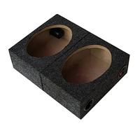 Olsixxuuk Caja de altavoz individual de 6 x 9, caja de altavoz universal sellada, caja de altavoz de coche, caja de subwoofer para coche par de música