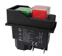 Olsixxuuk Interruptor electromagnético para herramientas de jardín KJD17 220 V terminales