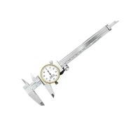 OLSKFUH Calibrador De Cuadrante De 0-150 Mm/0-6 Pulgadas para Herramientas De Medición. Calibrador Vernier De Cuadrante con Carcasa Metálica. Calibrador Vernier con Reloj. Herram,