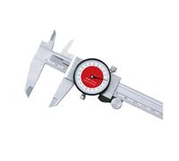 OLSKFUH Calibrador Vernier Digital De 150 Mm con Reloj, Calibrador De Esfera De Acero Inoxidable, Micrómetro De 0,02 Mm, Herramienta A Prueba De Golpes - Herramientas De Medición,0-150mm-1
