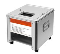 OLSKFUH Cortadora De Carne Eléctrica De 850 W, Rebanadora, Máquina De Cortar Carne En Cubos, Rebanadora De Pollo, Pescado, Carne De Res Y Verduras De Acero Inoxidable para Uso D,15mm