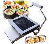 OLSKFUH Kit para Hacer Sushi, Lanzador De Cohetes De Acero Inoxidable Y Máquina para Enrollar Sushi, Máquina para Hacer Sushi Casera con Esterilla para Enrollar, para Principian,45mm
