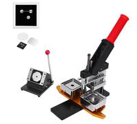 OLSKFUH Máquina Casera para Hacer Imanes De Nevera con Insertos Cuadrados para Proyectos De Manualidades.,Machine + Cutter + 100xSafet