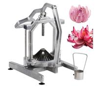 OLSKFUH Molde para Hacer Flores De Cebolla, Juego De Herramientas para Decorar Cebollas, Diámetro De La Cuchilla 152 Mm, Kit De Corte De Acero Inoxidable, Fácil Preparación De Al,