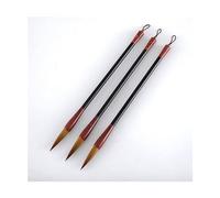 OLSKFUH Pincel De Caligrafía China Kanji, Juego De 3 Pinceles De Dibujo Sumi De Acuarela China, Pinceles, Bolígrafos, Tinta De Caligrafía para Escribir Y Pintar,One Color