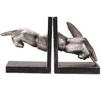 OLSKFUH Sujetalibros con Gestos, Estatuas De Mano De Simulación, Figuritas De Resina, Artesanías, Regalos, Objetos De Colección, Decoración del Hogar,