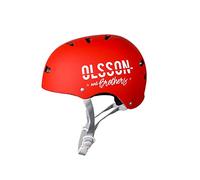 Olsson Casco Protector Niño, Rojo, Talla S/M
