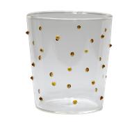 Olsson & Jensen Vaso Venecia Lunares ámbar