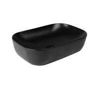 Oltens Hamnes lavabo 61x40 cm oval sobre encimera negro 40802300