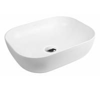 Oltens Josen lavabo 50x39.5 cm oval sobre encimera blanco 40305000