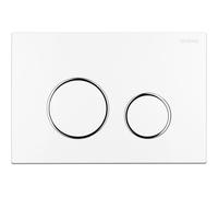 Oltens Lule botón de descarga para WC blanco/cromo/blanco 57104000