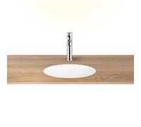 Oltens Mana lavabo 46x38 cm oval bajo encimera blanco 40600000