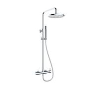 Oltens Molle conjunto de ducha a pared con rociador con efecto lluvia cromo 36504100