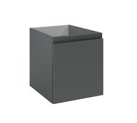 Oltens Vernal armario 40x45.6x47 cm suspendido, para lavabo grafito 60018400
