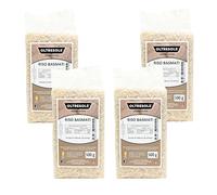 Oltresole, Arroz Basmati Artesanal, Arroz de Grano Largo con Aroma Distintivo, Ideal para Ensaladas de Arroz, Platos Orientales y Arroz Pilaf, Envase al Vacío de 4 x 500 g