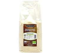 Oltresole, Harina Integral de Arroz Ecológica 1 Kg, Harina integral sin gluten, 100% Made in Italy, ideal para recetas dulces, saladas, galletas, veganas y para celíacos