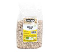 Oltresole, Sorgo Blanco Decorticado Ecológico 1 Kg, Grano Crudo, Producido en Italia por Agricultura Ecológica, Pack Ideal para Familias