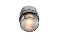 Oluce Fresnel, lámpara de pared Outdoor LED, gris
