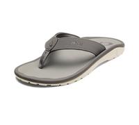 OluKai Ohana - Sandalias de playa para hombre, de secado rápido, resistentes al agua y ligeras, plantilla moldeada por compresión y ajuste cómodo ultrasuave, grafito/grafito, 44.5 EU