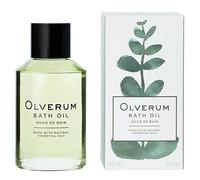 Olverum Bath Oil - Luxury Muscle Soothing Bath Oil 125ml - A Highly Concentrated Blend of Pure Essential Oils - Best Relaxing Bath Oils for Women and Men - Natural Vegan Green Wellness - Relax. Restore. Renew.