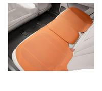 OLVESXC Funda Asiento Coche Cojín Asiento Coche Cubierta Interior Verano con Orificio Transpirable Universal, Piezas Automotrices para Las Cuatro Estaciones(1PC Orange RearseatG)