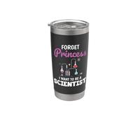 Olvídate de la Princesa Quiero Ser Ciencia Científica Vaso térmico de acero inoxidable de doble pared