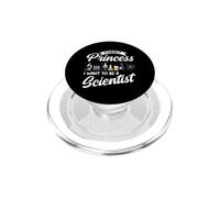 Olvídate de la Princesa Quiero ser científico Física Chicas PopSockets PopGrip para MagSafe