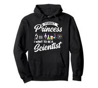 Olvídate de la Princesa Quiero ser científico Física Chicas Sudadera con Capucha