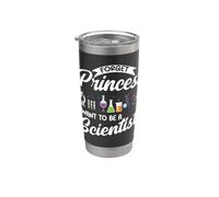 Olvídate de la princesa Quiero ser científico Física Chicas Vaso térmico de acero inoxidable de doble pared