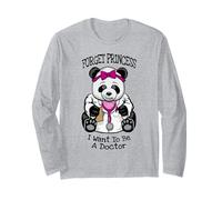Olvídate de la Princesa, Quiero ser Doctora, Linda Chica Panda Manga Larga