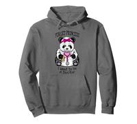Olvídate de la Princesa, Quiero ser Doctora, Linda Chica Panda Sudadera con Capucha