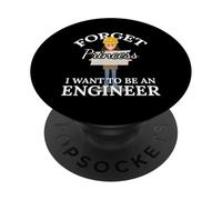 Olvídate de la Princesa Quiero Ser Ingeniero Futuro Stem PopSockets PopGrip Adhesivo