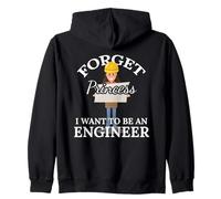 Olvídate de la Princesa Quiero Ser Ingeniero Futuro Stem Sudadera con Capucha