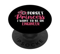 Olvídate de la Princesa Quiero Ser Ingeniero Mecánico PopSockets PopGrip Adhesivo