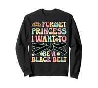 Olvídate de la Princesa, Quiero ser una Chica de jiu Jitsu de cinturón Negro Sudadera