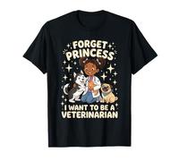 Olvídate de la Princesa Quiero ser una Futura Veterinaria Veterinaria Camiseta
