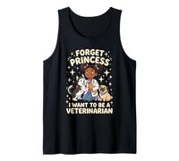 Olvídate de la Princesa Quiero ser una Futura Veterinaria Veterinaria Camiseta sin Mangas