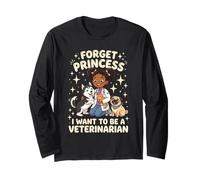 Olvídate de la Princesa Quiero ser una Futura Veterinaria Veterinaria Manga Larga