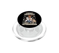Olvídate de la Princesa Quiero ser una Futura Veterinaria Veterinaria PopSockets PopGrip para MagSafe