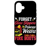 Olvídate de Las Pantuflas de Cristal Que Esta Princesa USA Botas de Fuego Carcasa para iPhone 16
