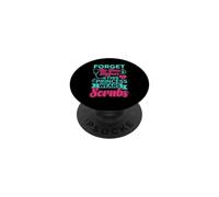 Olvídate de Las Pantuflas Que Esta Princesa USA Uniformes médicos PopSockets PopGrip Adhesivo