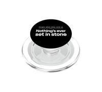Olvídate de lo Que te dijeron Que Nada está Escrito en Piedra PopSockets PopGrip para MagSafe