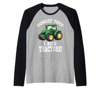 Olvídate de los Juguetes i Ride Tractores, Tractor para niños Camiseta Manga Raglan