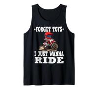 Olvídate de los Juguetes Que Solo Quiero Montar, Moto de Cross para niños Camiseta sin Mangas
