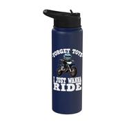 Olvídate de los juguetes que solo quiero montar, moto de cross para niños Stainless Steel Insulated Water Bottle